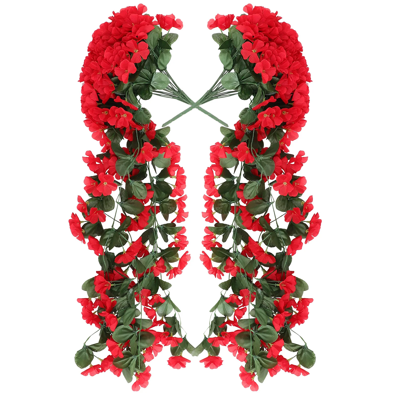 2pcs Red Artificial Hanging Flowers Decorations High Simulation Faux Vine Garland for Home Wall Garden Wedding Party DIY
2pcs Red Artificial Hanging Flowers Decorations High Simulation Faux Vine Garland for Home Wall Garden Wedding Party DIY