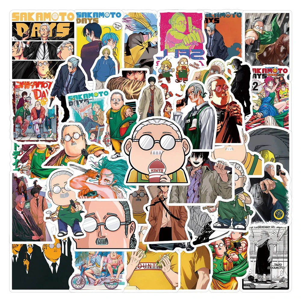 10/30/50/110PCS Anime Nagumo Sakamoto Days Stickers for Kids Cool DIY Skateboard Phone Case Laptop Waterproof Sticker Packs
10/30/50/110PCS Anime Nagumo Sakamoto Days Stickers for Kids Cool DIY Skateboard Phone Case Laptop Waterproof Sticker Packs