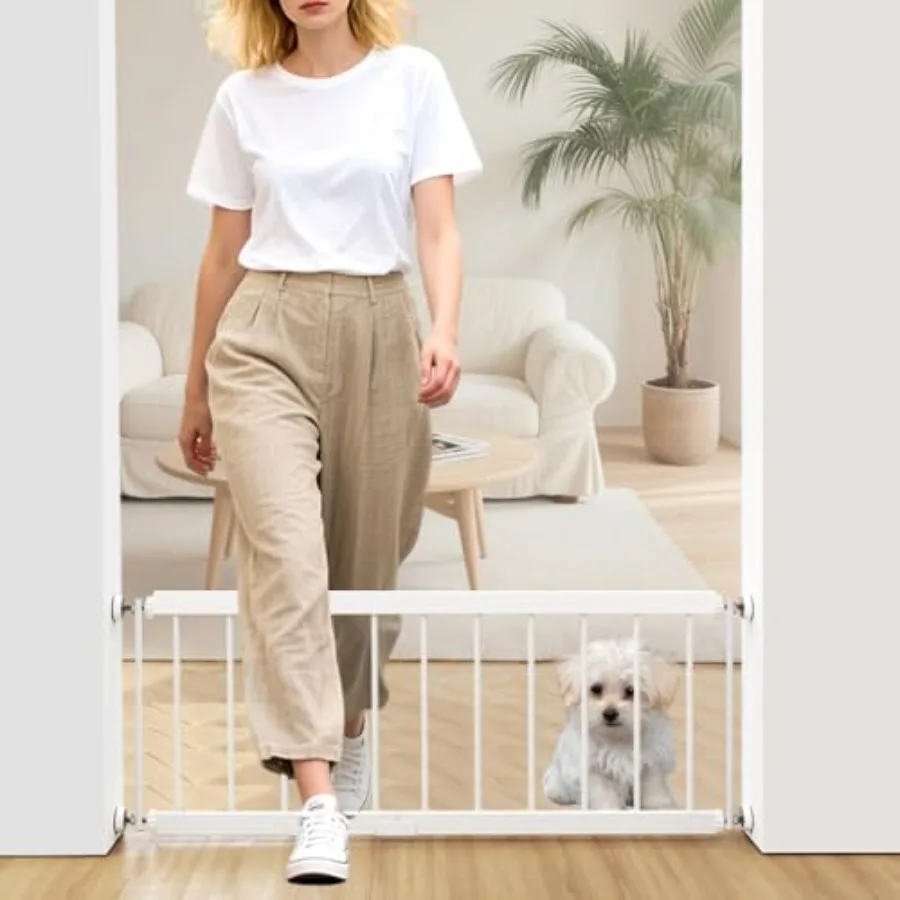 Dog Gate Indoor for Small Dogs or Breeds, 10'' High Short Dog Gate to Step Over, 18"-45" Wide Small Pet Gate with 3 Extension K
Dog Gate Indoor for Small Dogs or Breeds, 10'' High Short Dog Gate to Step Over, 18"-45" Wide Small Pet Gate with 3 Extension K