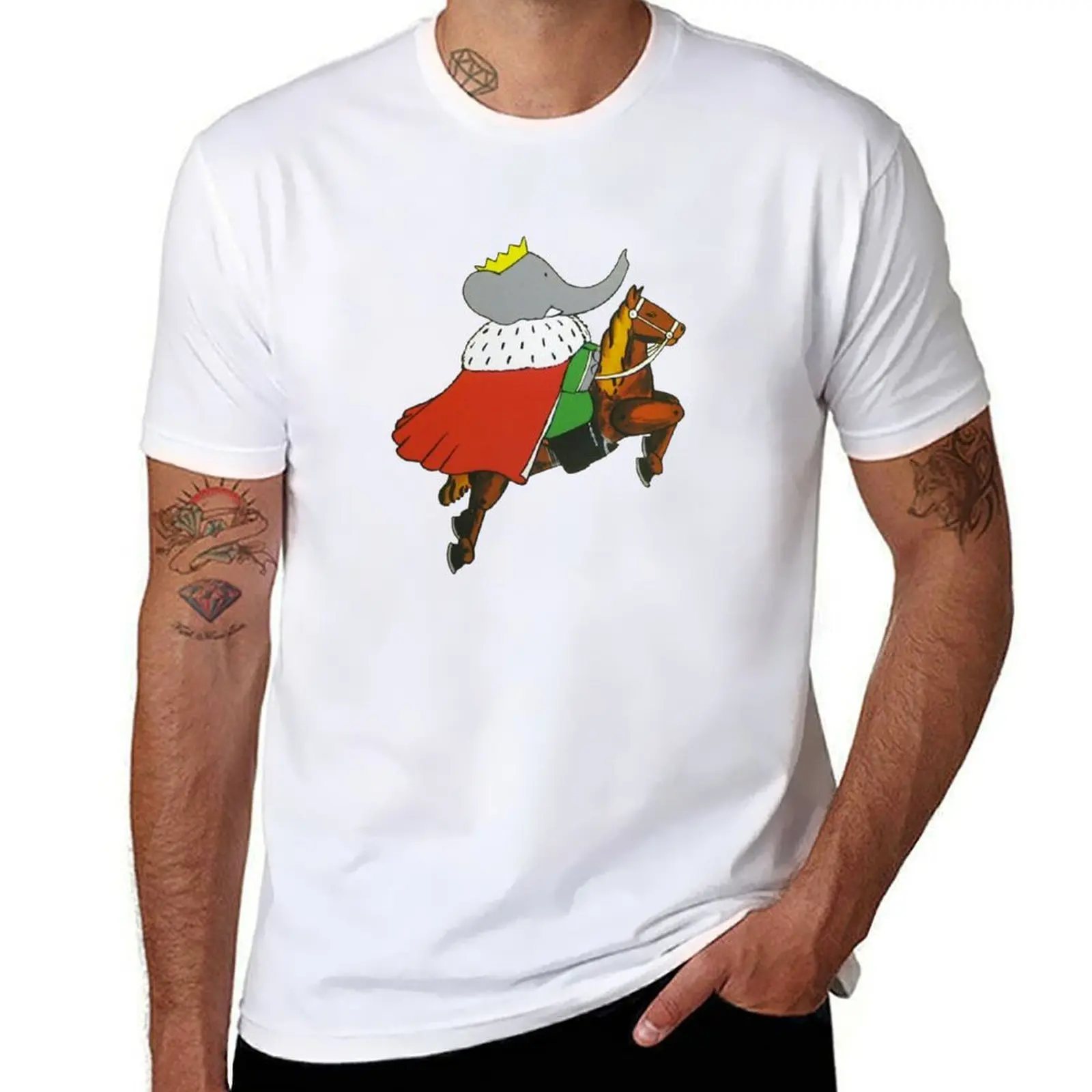 Babar on a horse T-Shirt funny t shirts cotton mens graphic t shirts T-Shirt
Babar on a horse T-Shirt funny t shirts cotton mens graphic t shirts T-Shirt