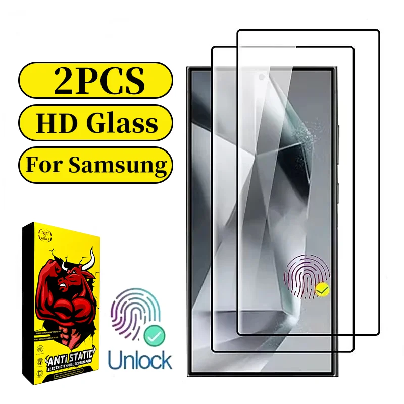 AEAJ 2Pcs HD Screen Protector for Samsung S25 S24 Ultra S23 S22 Plus Tempered Glass
AEAJ 2Pcs HD Screen Protector for Samsung S25 S24 Ultra S23 S22 Plus Tempered Glass