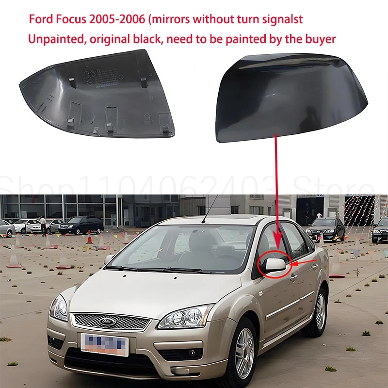 Side mirror covers / rearview mirror housings / mirror covers are suitable for Ford Focus Mk2 (2005 - 2008)
Side mirror covers / rearview mirror housings / mirror covers are suitable for Ford Focus Mk2 (2005 - 2008)