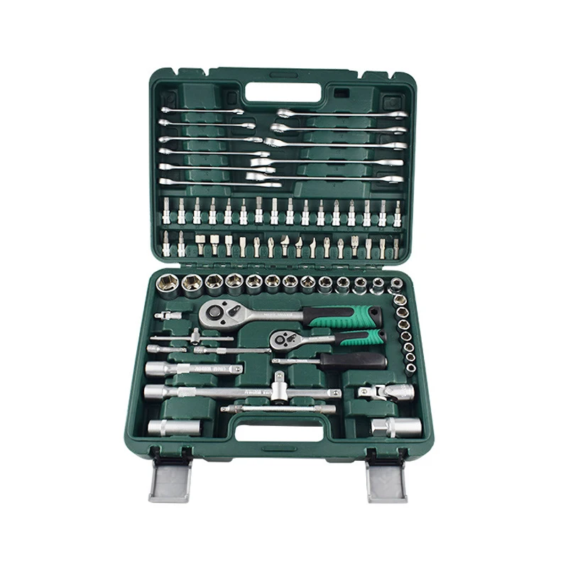 78 PCS Mechanical Combination Spanner Kit Hand Ratchet Socket Wrench Set Tool Car Repair Tool Box
78 PCS Mechanical Combination Spanner Kit Hand Ratchet Socket Wrench Set Tool Car Repair Tool Box