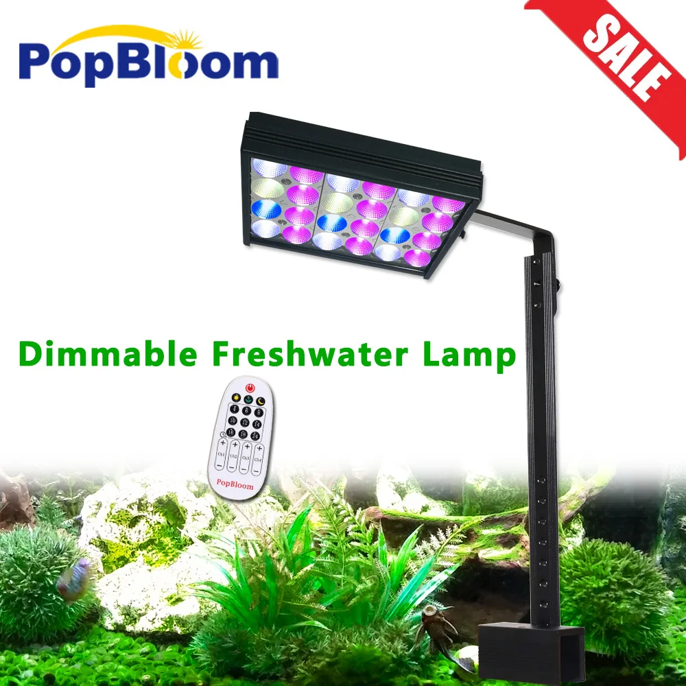 PopBloom-Timer Aquarium LED Lighting,Freshwater LED Aquarium Lamp for Aquatic Planted Fish Tank Light,30W,Sunrise,Sunset
PopBloom-Timer Aquarium LED Lighting,Freshwater LED Aquarium Lamp for Aquatic Planted Fish Tank Light,30W,Sunrise,Sunset