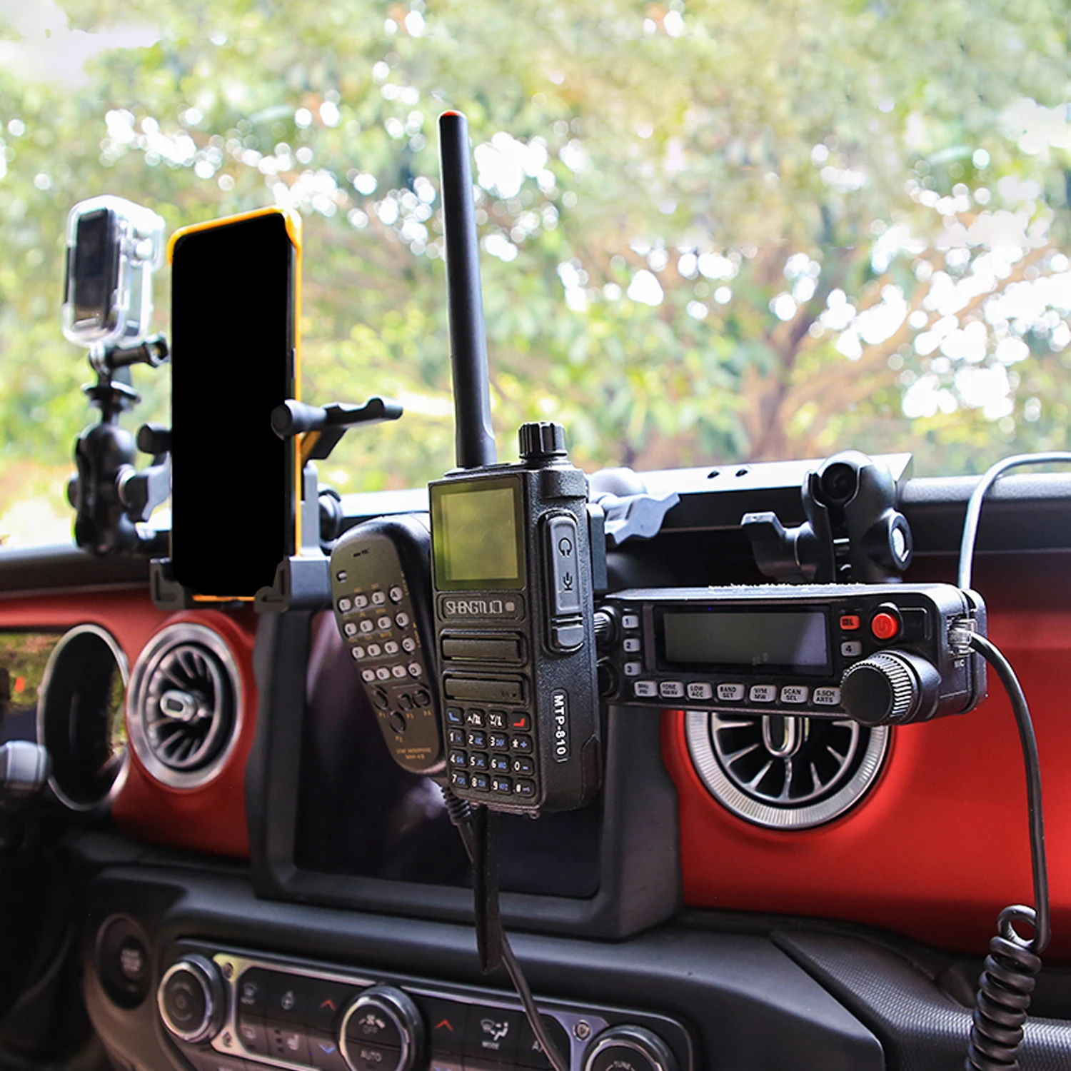 for Jeep Wrangler JL 2018-2026 Offroad Digital Device Dash Mount Bracket Multi-Function Phone GPS Holder Aluminum Alloy
for Jeep Wrangler JL 2018-2026 Offroad Digital Device Dash Mount Bracket Multi-Function Phone GPS Holder Aluminum Alloy