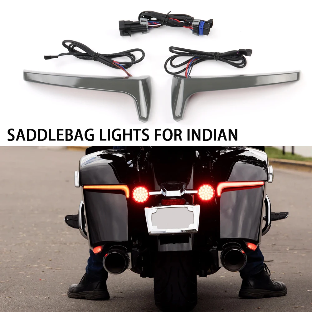 For Indian Challenger Chieftain Pursuit Roadmaster Springfield Motorcycle Led Saddlebag Brake Flowing Turn Signal Accent Light
For Indian Challenger Chieftain Pursuit Roadmaster Springfield Motorcycle Led Saddlebag Brake Flowing Turn Signal Accent Light