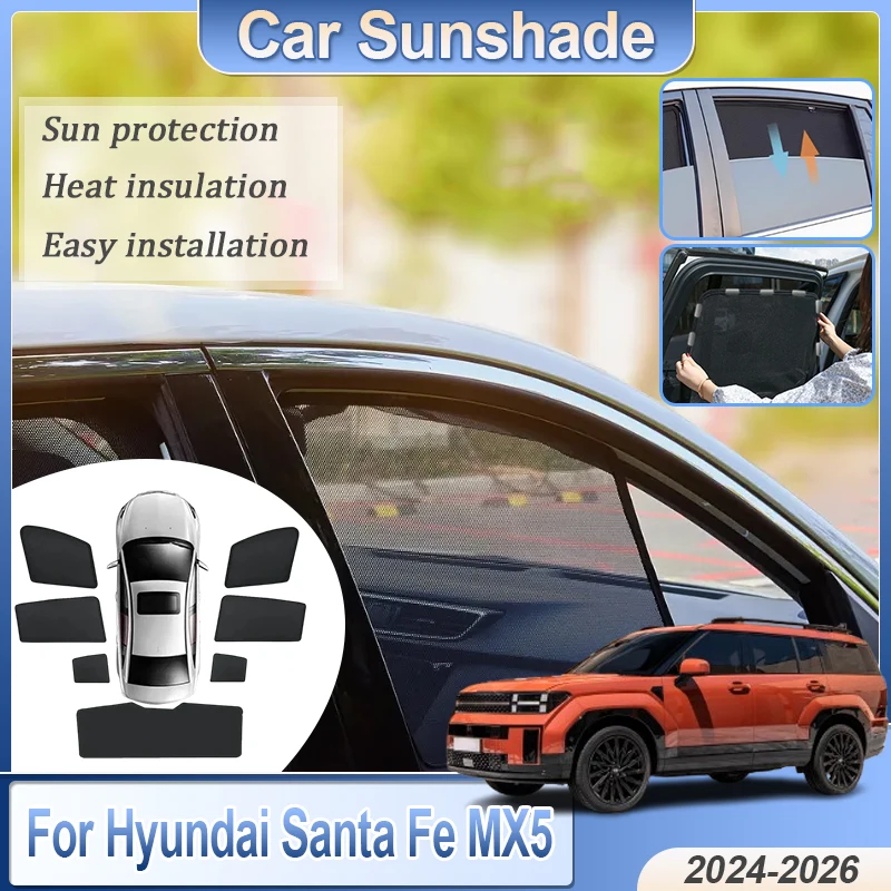 For Hyundai Santa Fe MX5 2024-2026 MK5 Magnetic Anti-Mosquito Sunshade UV Protector Privacy Window Curtain Windshield Accessorie
For Hyundai Santa Fe MX5 2024-2026 MK5 Magnetic Anti-Mosquito Sunshade UV Protector Privacy Window Curtain Windshield Accessorie