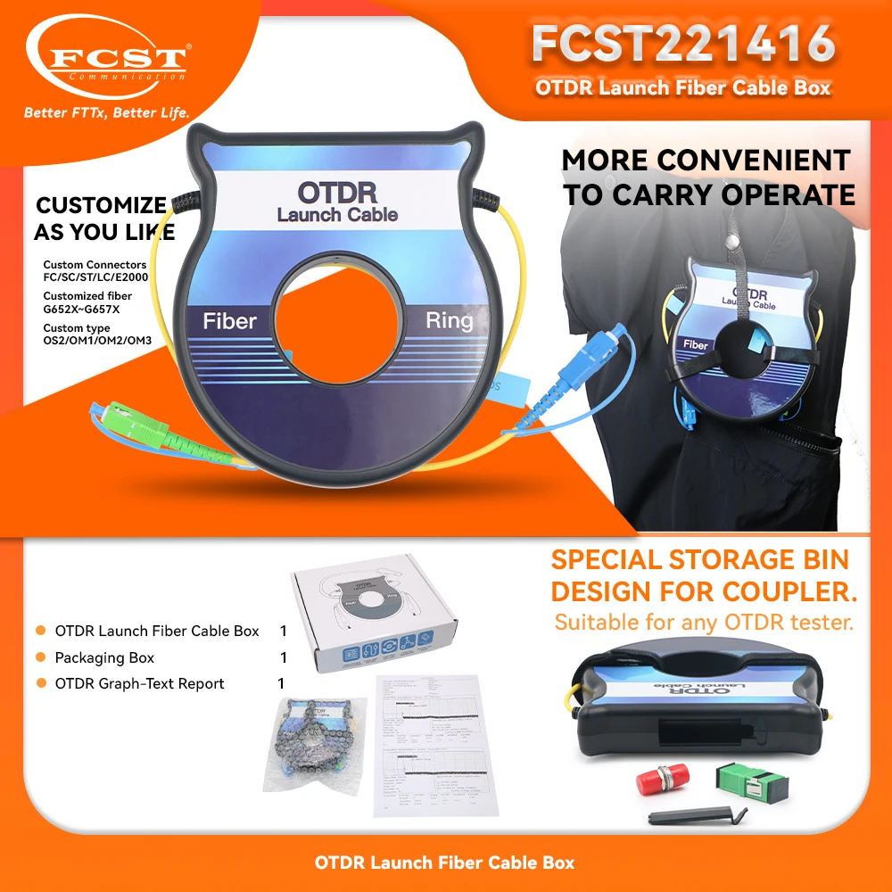 FCST волоконно-оптический патч-корд SC/UPC-SC/APC коннектор 1 клиометр G652D OS2 9/125um Simplex Core для испытания OTDR
FCST волоконно-оптический патч-корд SC/UPC-SC/APC коннектор 1 клиометр G652D OS2 9/125um Simplex Core для испытания OTDR