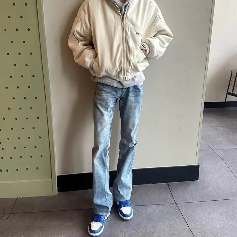 Hong Kong-Style Niche Men's Summer Personalized Letter Jeans Hip-Hop Ins Trendy High-Street Cool Stylish Long Pants
Hong Kong-Style Niche Men's Summer Personalized Letter Jeans Hip-Hop Ins Trendy High-Street Cool Stylish Long Pants