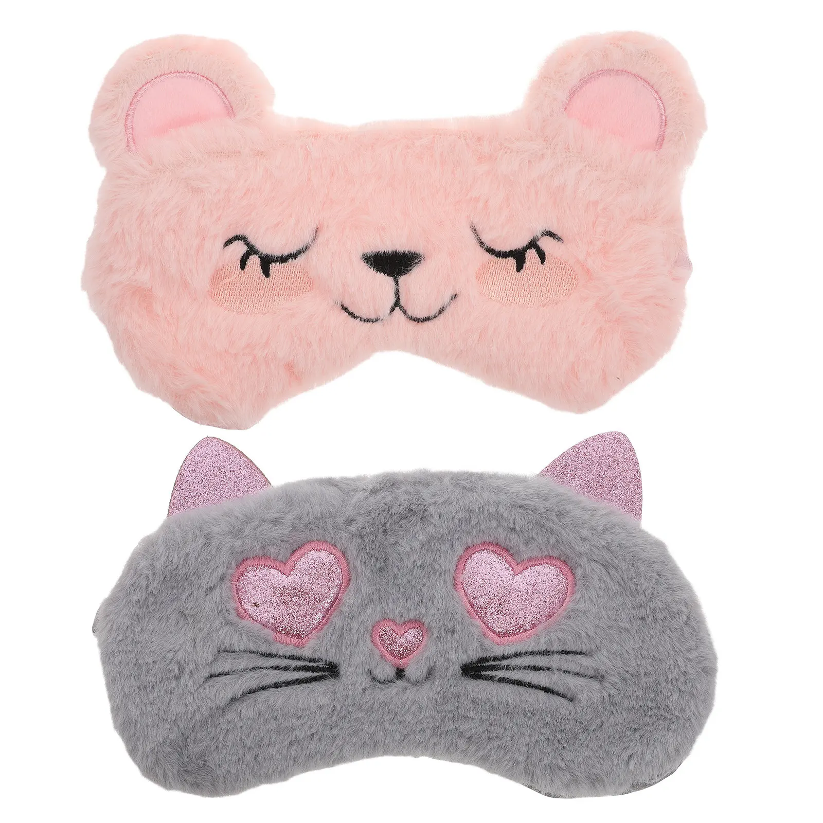 2Pcs Eye Masks Cartoon Soft Comfortable Sleep Blindfolds Adjustable Elastic Cord Perfect for Travel Home Nap Blocking Light
2Pcs Eye Masks Cartoon Soft Comfortable Sleep Blindfolds Adjustable Elastic Cord Perfect for Travel Home Nap Blocking Light