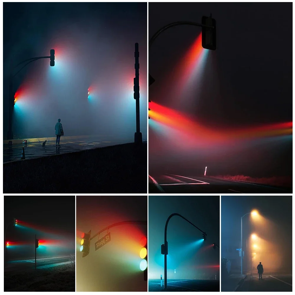 Dreamy Midnight Street Lights Abstract Wall Art Canvas Painting Surreal Fantasy Neon Light And Shadow Art Poster And Print Decor
Dreamy Midnight Street Lights Abstract Wall Art Canvas Painting Surreal Fantasy Neon Light And Shadow Art Poster And Print Decor
