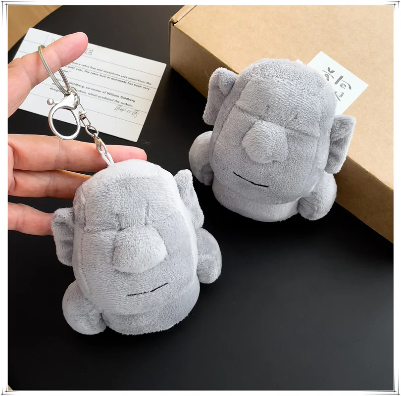 8cm Stone Statue Plush Pendant Cartoon Creative Easter Island Stone Statue Doll Cute Bag Decor Keychain Xmas Gifts for Kids
8cm Stone Statue Plush Pendant Cartoon Creative Easter Island Stone Statue Doll Cute Bag Decor Keychain Xmas Gifts for Kids