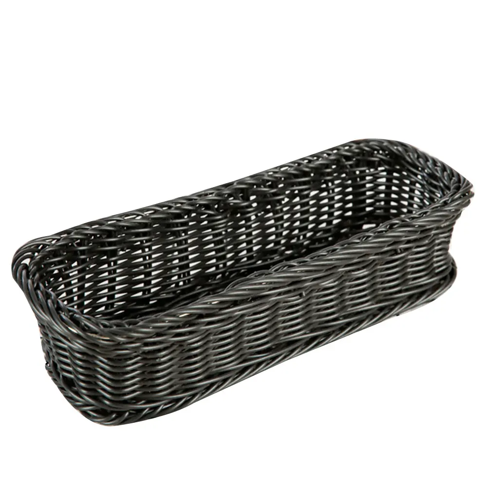 1pc Rectangular Imitation Rattan Woven Plate Basket Multi-Functional Storage Basket For Kitchen Home Grey 24X10X5Cm
1pc Rectangular Imitation Rattan Woven Plate Basket Multi-Functional Storage Basket For Kitchen Home Grey 24X10X5Cm