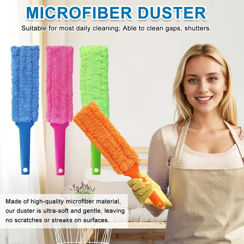 1 Pieces,Randomly Colored Microfiber Crevice Duster,With detachable and washable head,Reusable for blinds、Window、Dust removers f
1 Pieces,Randomly Colored Microfiber Crevice Duster,With detachable and washable head,Reusable for blinds、Window、Dust removers f