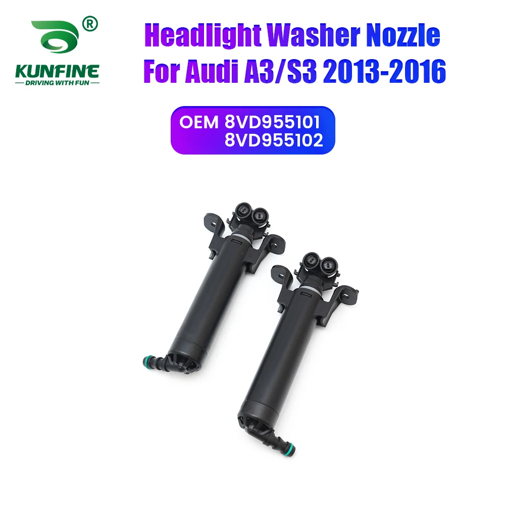 Car Headlight Front Bumper Washer Spray Nozzle Jet Headlamp Pump Cover For Audi A3/S3 2013-2016 8VD955101 8VD955102
Car Headlight Front Bumper Washer Spray Nozzle Jet Headlamp Pump Cover For Audi A3/S3 2013-2016 8VD955101 8VD955102