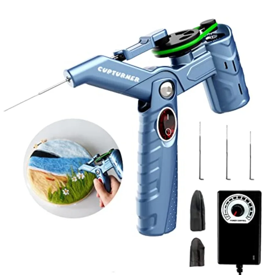 Needle Felting Machine for Quick Felting Electric Felting Needle Machine Needle Felting Tool Supplies for Felted Animals and Wo
Needle Felting Machine for Quick Felting Electric Felting Needle Machine Needle Felting Tool Supplies for Felted Animals and Wo