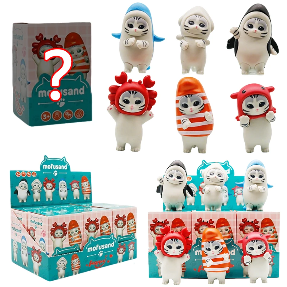 Mofusand Cats Wearing Marine Organism Clothes Ocean Blind Box Cute Action Figures Octopus Penguin Otter Table Ornaments Gifts
Mofusand Cats Wearing Marine Organism Clothes Ocean Blind Box Cute Action Figures Octopus Penguin Otter Table Ornaments Gifts