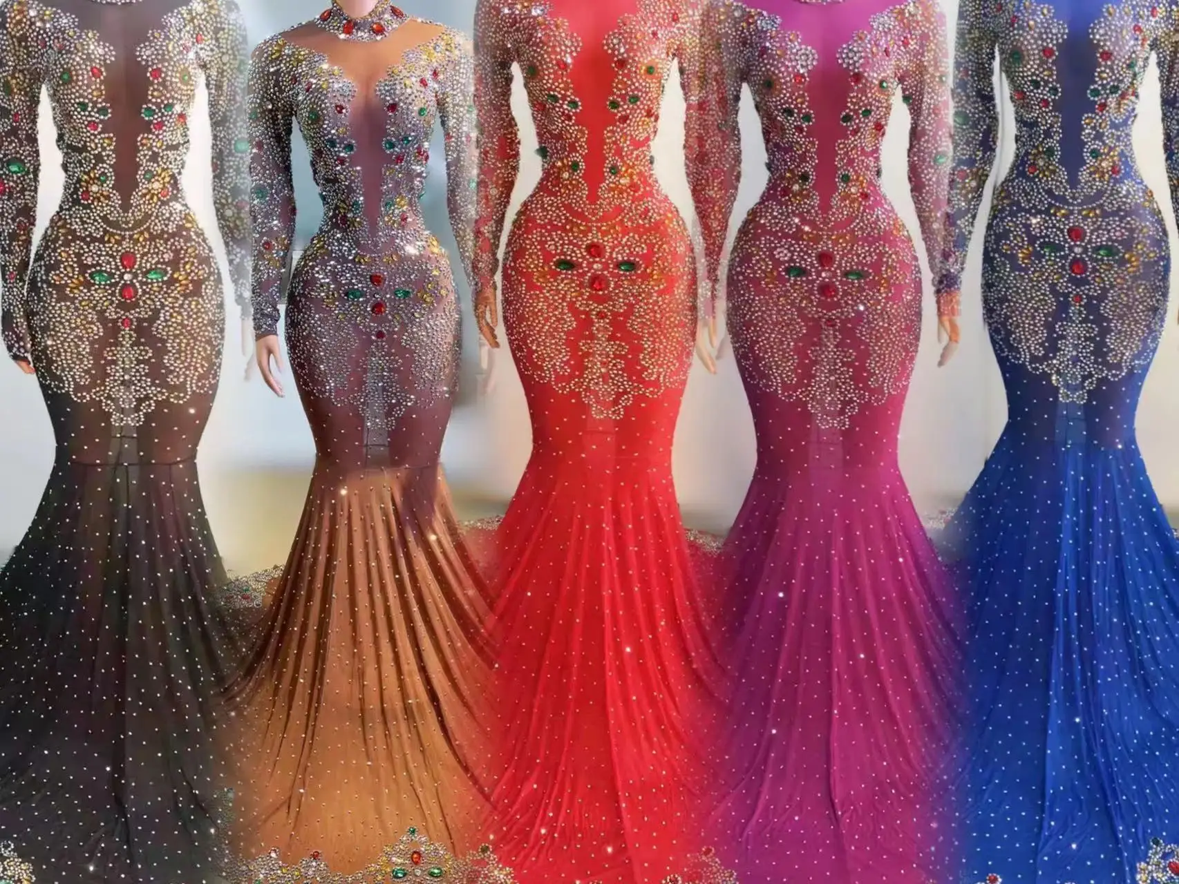 Goldfish Skinny Broken Diamond LongGown Bar Gogo Sexy Annual Meeting StageBusiness Show Online Celebrity Costume
Goldfish Skinny Broken Diamond LongGown Bar Gogo Sexy Annual Meeting StageBusiness Show Online Celebrity Costume