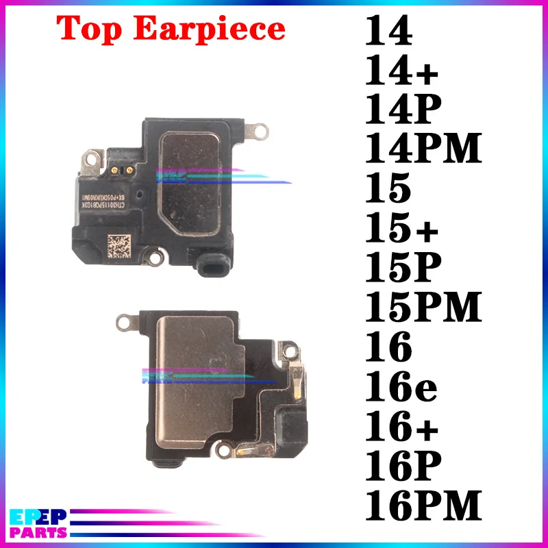 Top Front Ear Piece Speaker for Iphone 14 15 16 16e Plus Pro Max 14P 14PM 15PM 16PM Earspeaker Sound Receiver Replacement Parts
Top Front Ear Piece Speaker for Iphone 14 15 16 16e Plus Pro Max 14P 14PM 15PM 16PM Earspeaker Sound Receiver Replacement Parts