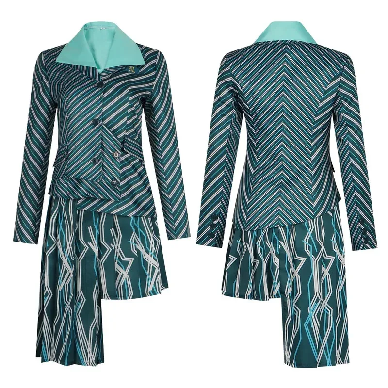 Cy2024 Movie Wicked Nessarose ShenShen School Uniforms Boq Pfannee Cosplay Costume Suits Halloween Party for Man and Women Adul
Cy2024 Movie Wicked Nessarose ShenShen School Uniforms Boq Pfannee Cosplay Costume Suits Halloween Party for Man and Women Adul