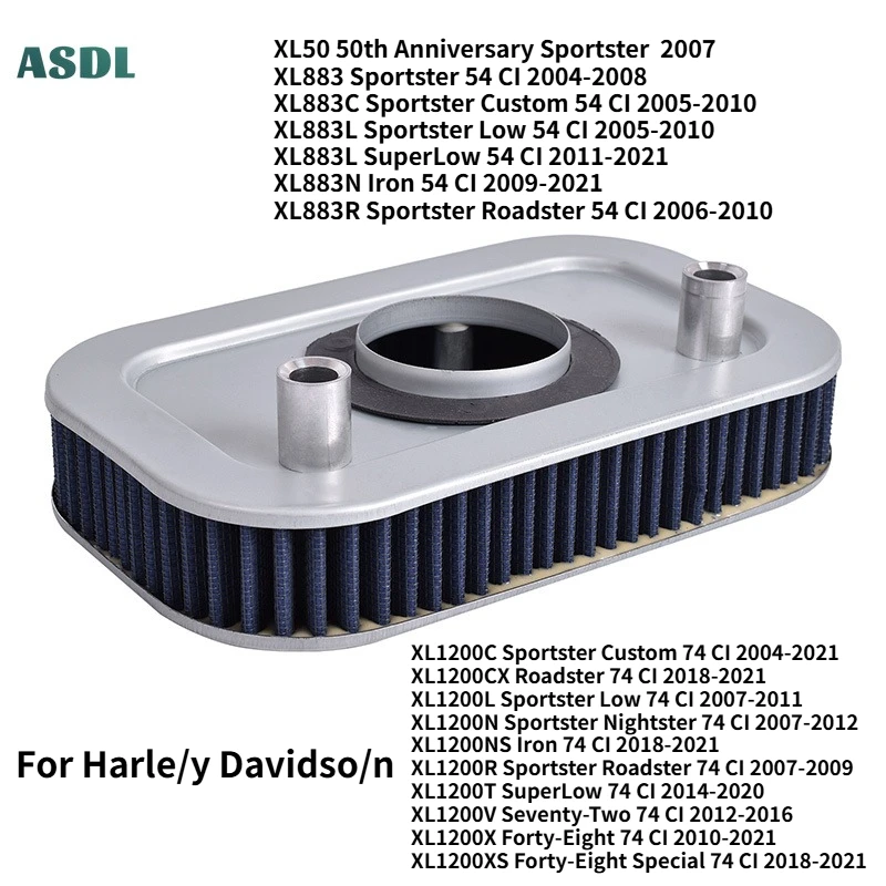 Motorcycle Air Filter Intake Cleaner for Har/ley David/son XL1200C XL1200N Sportster XL50 XL883 XL883C XL883L XL883N XL883R
Motorcycle Air Filter Intake Cleaner for Har/ley David/son XL1200C XL1200N Sportster XL50 XL883 XL883C XL883L XL883N XL883R