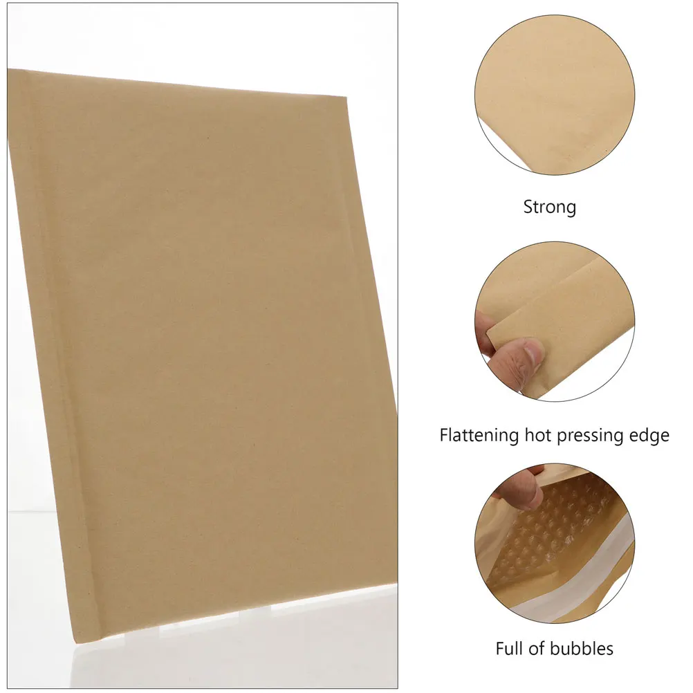 30Pcs Kraft Paper Bubble Envelopes Strong Tear Resistant Self Sealing Shipping Delivery Package Bags Express Mailers
30Pcs Kraft Paper Bubble Envelopes Strong Tear Resistant Self Sealing Shipping Delivery Package Bags Express Mailers