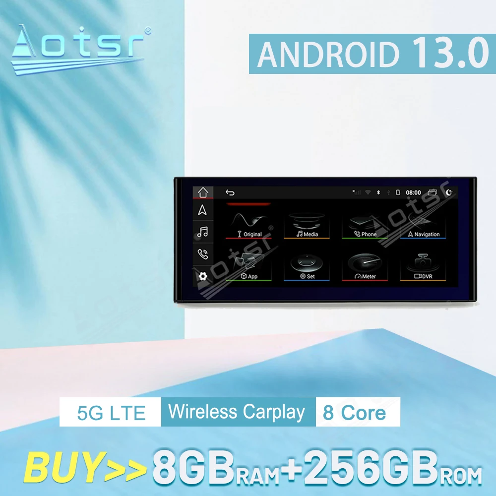 12.3 inch CarPlay Retrofit For Audi A8 S8 D4 3G 2010-2017 Car Radio Android 13 Auto Touch Screen MMI Upgrade GPS Navigation
12.3 inch CarPlay Retrofit For Audi A8 S8 D4 3G 2010-2017 Car Radio Android 13 Auto Touch Screen MMI Upgrade GPS Navigation