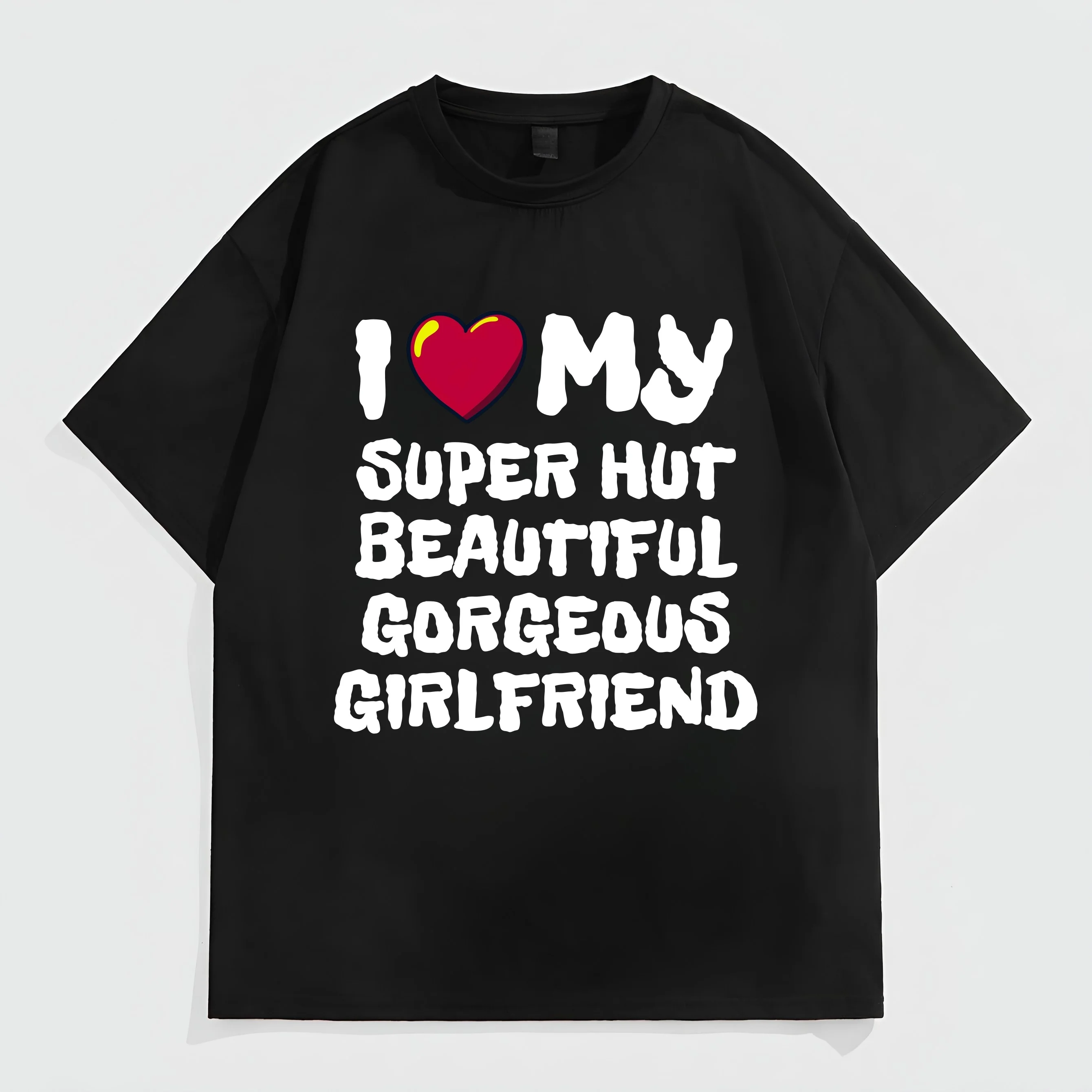 Teevo Black T-Shirt with I Love MY SUPER HOT BEAUTIFUL GORGEOUS GIRLFRIEND Print for Casual Wear
Teevo Black T-Shirt with I Love MY SUPER HOT BEAUTIFUL GORGEOUS GIRLFRIEND Print for Casual Wear