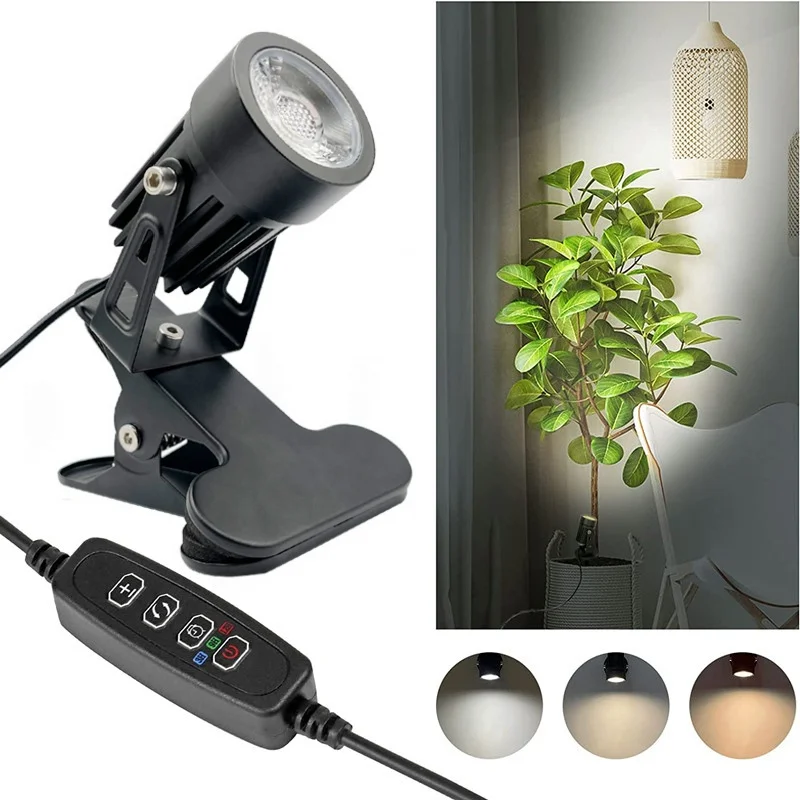 Clip On Spot Lights 3 Colors Ajustable Dimmable 5W LED Clamp Spotlights for Desk Table Lighting,Billboard,Workshop,Artwork,Plant
Clip On Spot Lights 3 Colors Ajustable Dimmable 5W LED Clamp Spotlights for Desk Table Lighting,Billboard,Workshop,Artwork,Plant