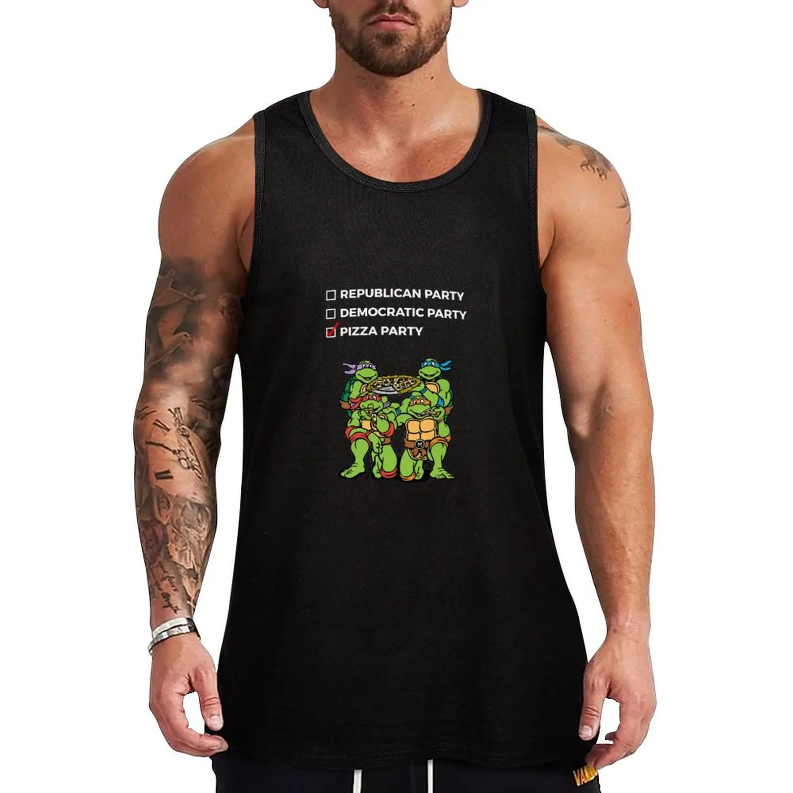 PIZZA PARTY Tank Top gym Men's t-shirts gym shirt men basketball bodybuilding t-shirt
PIZZA PARTY Tank Top gym Men's t-shirts gym shirt men basketball bodybuilding t-shirt