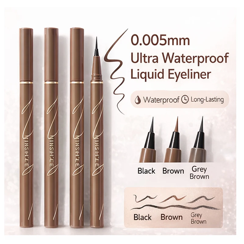 Beginner Friendly 0.005mm Eyeliner Pen Waterproof Sweatproof Smudge Proof Long Lasting Black Brown Grey Brown
Beginner Friendly 0.005mm Eyeliner Pen Waterproof Sweatproof Smudge Proof Long Lasting Black Brown Grey Brown