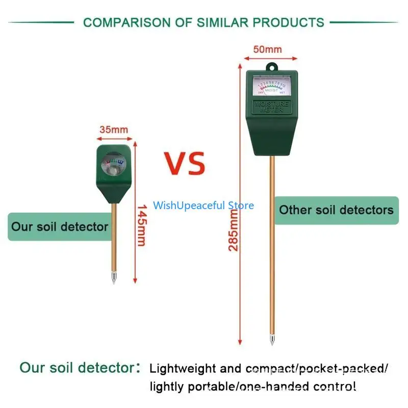 34YA Soil Moisture Meter Plant Water Monitor Soil Hygrometer for Gardening
34YA Soil Moisture Meter Plant Water Monitor Soil Hygrometer for Gardening