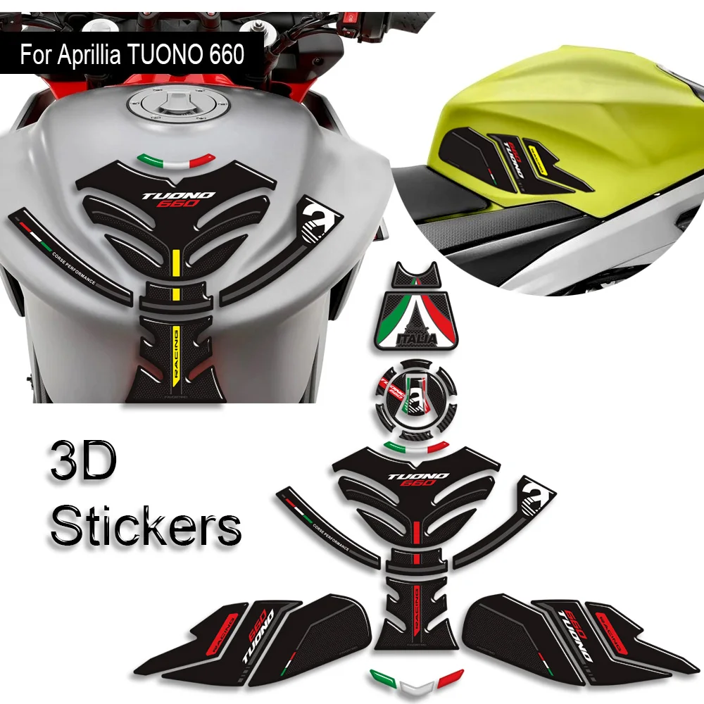 For ApriliaTUONO660 TUONO 660 Motorcycle Tank Pad 3D Stickers Tank Pad Cap Grips Gas Fuel Kit Knee Decals
For ApriliaTUONO660 TUONO 660 Motorcycle Tank Pad 3D Stickers Tank Pad Cap Grips Gas Fuel Kit Knee Decals