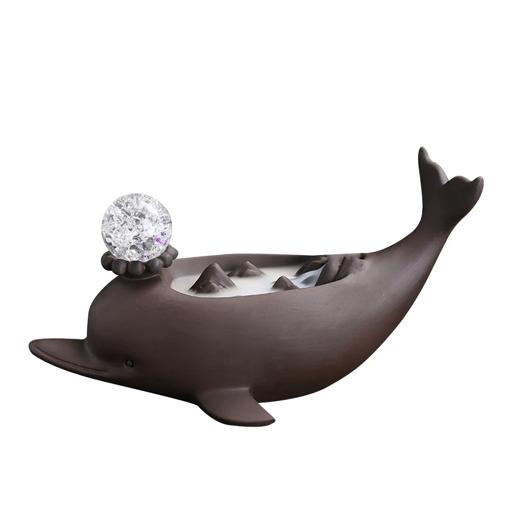 Dolphin Backflow Incense Burner Ceramic Aromatherapy Burner Home Decor Artistic Porcelain Aroma Stove Relaxation Censer
Dolphin Backflow Incense Burner Ceramic Aromatherapy Burner Home Decor Artistic Porcelain Aroma Stove Relaxation Censer