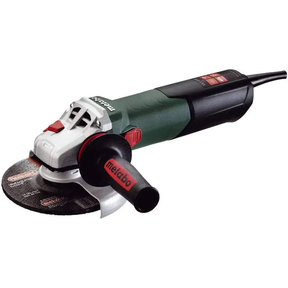 6 Wheel, 9600 RPM Electric Angle Grinder with Disc Attachment