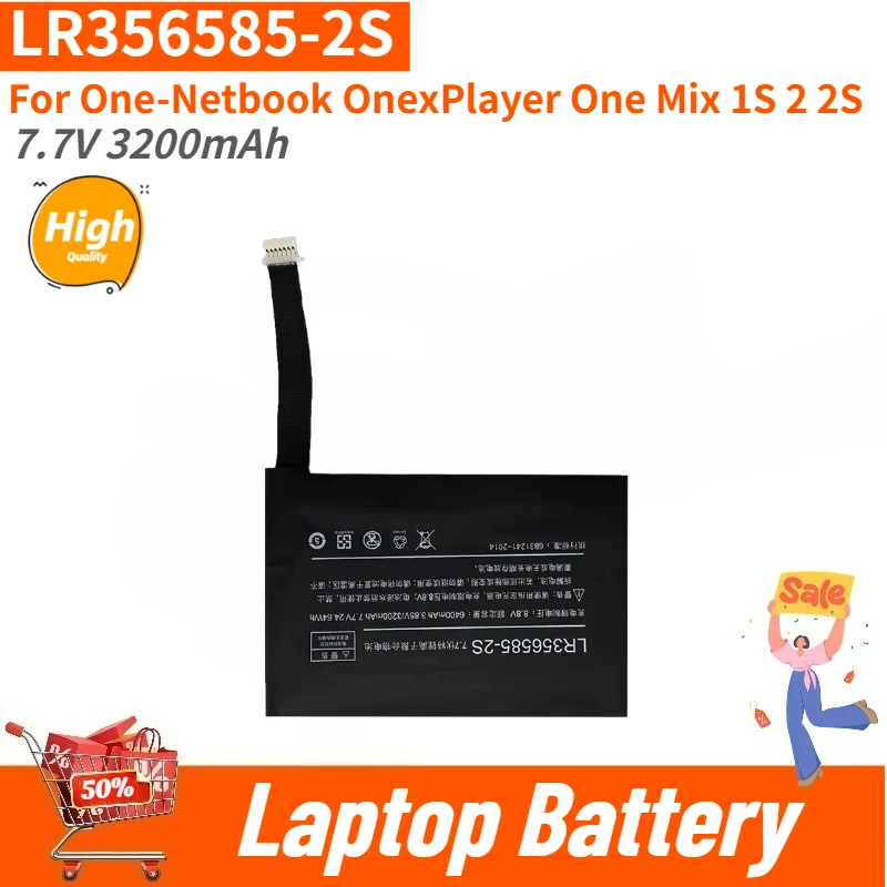 For One-Netbook OnexPlayer One Mix 1S 2 2S Brand New High Quality LR:356585 LR356585-2S 7.7V 3200mAh Replacement Laptop Battery
For One-Netbook OnexPlayer One Mix 1S 2 2S Brand New High Quality LR:356585 LR356585-2S 7.7V 3200mAh Replacement Laptop Battery