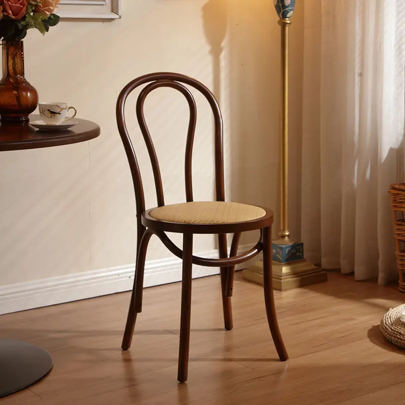 American French retro solid wood medieval home restaurant backrest chair rattan dining chair
American French retro solid wood medieval home restaurant backrest chair rattan dining chair