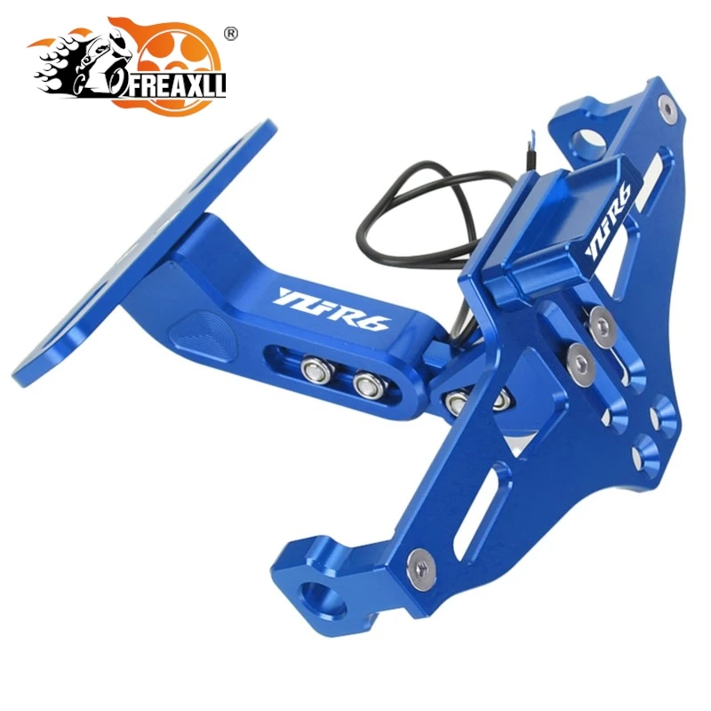 Motorcycle For Yamaha YZFR6 yzfr6 1999-2004 2003 2002 2001 2000 Adjustable Rear Tail Tidy License Plate Holder Bracket LED Light
Motorcycle For Yamaha YZFR6 yzfr6 1999-2004 2003 2002 2001 2000 Adjustable Rear Tail Tidy License Plate Holder Bracket LED Light