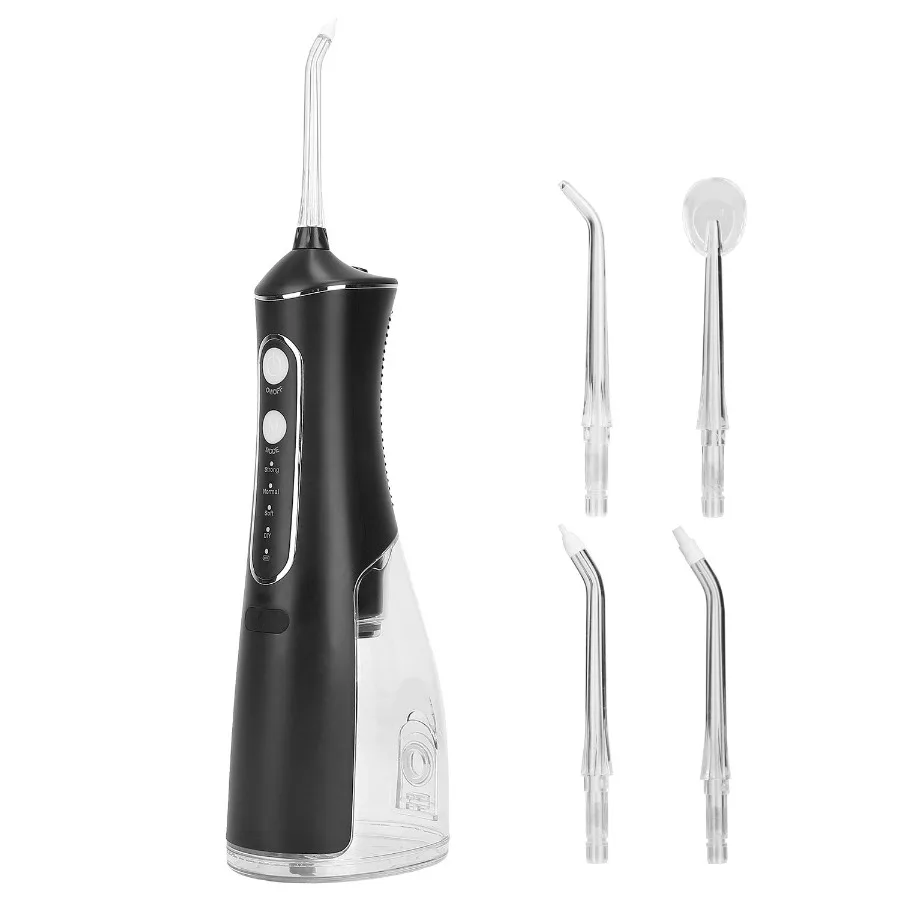 Portable Water Dental Flosser Cordless Rechargeable Dental Oral Irrigator IPX7 Waterproof Teeth Cleaner
Portable Water Dental Flosser Cordless Rechargeable Dental Oral Irrigator IPX7 Waterproof Teeth Cleaner