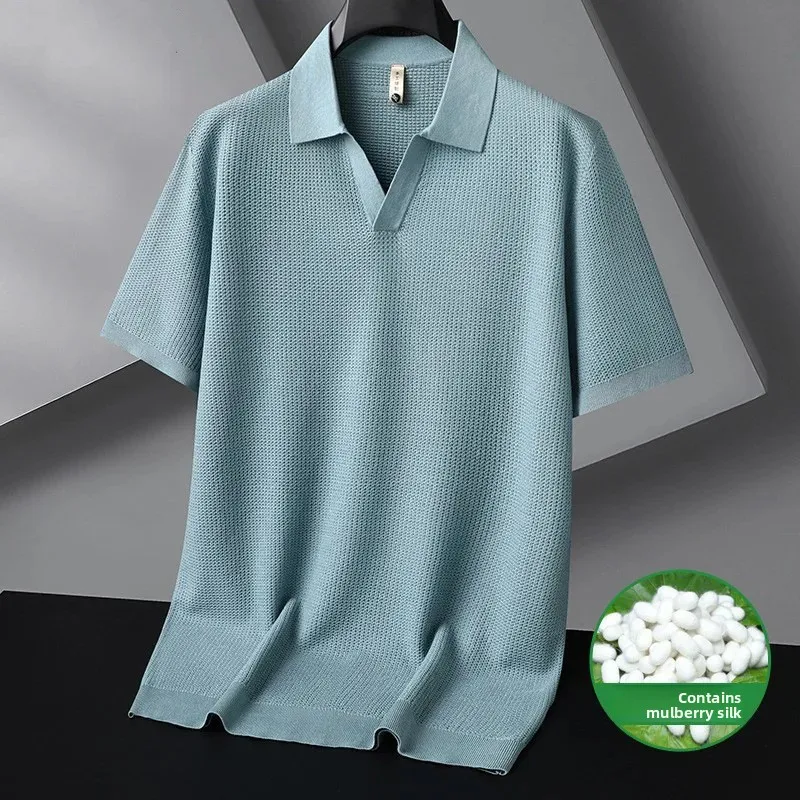 New Arrival Fahsion Suepr Large Knitted Men's with Mulberry Silk Scissor Collar, Summer T-shirt Plus Size 3XL4XL 5XL 6XL 7XL 8XL
New Arrival Fahsion Suepr Large Knitted Men's with Mulberry Silk Scissor Collar, Summer T-shirt Plus Size 3XL4XL 5XL 6XL 7XL 8XL