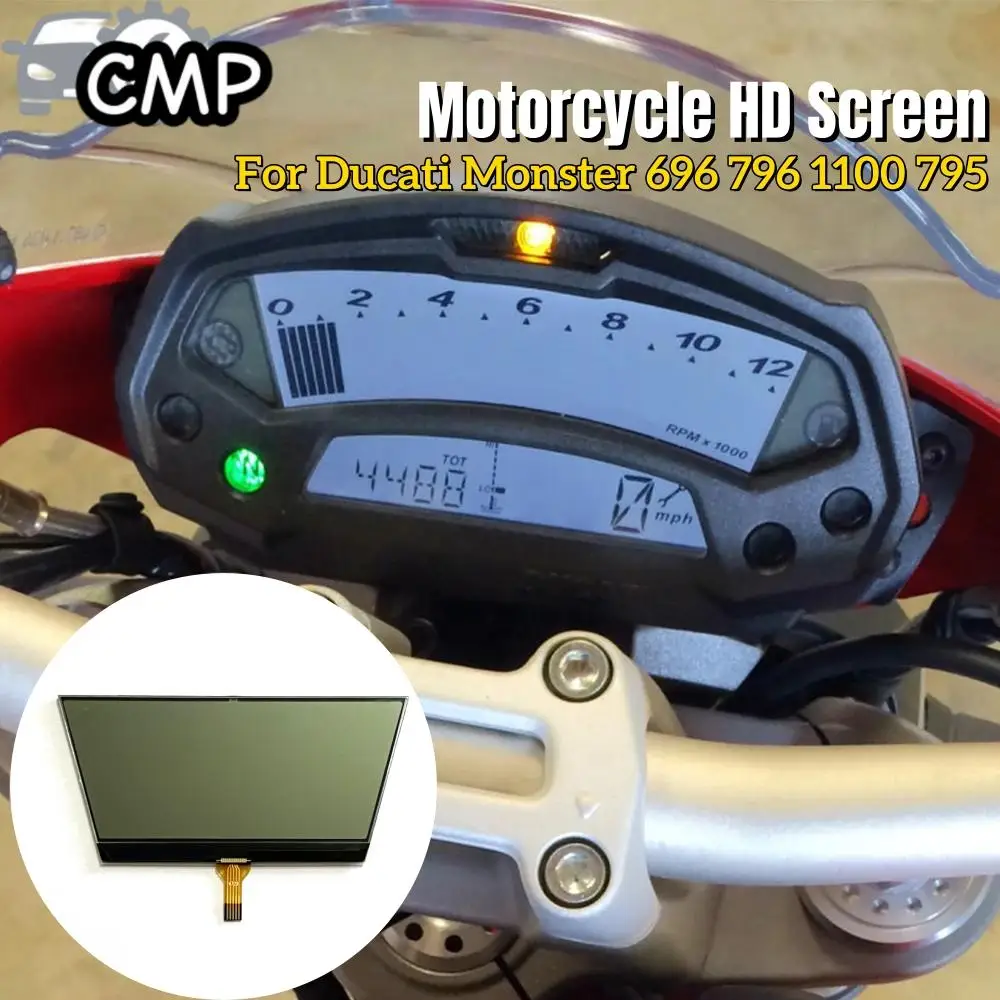 Motorcycle HD Screen Instrument LCD Display Ultra Thin for Ducati Monster 696 796 1100 795 Moto Instrument Display Accessories
Motorcycle HD Screen Instrument LCD Display Ultra Thin for Ducati Monster 696 796 1100 795 Moto Instrument Display Accessories