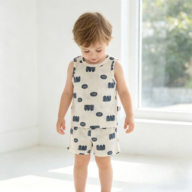 2026 Summer New Home Furnishings Hot Selling Bamboo Cotton Cute Printed Sleeveless Tank Top and Shorts Two Piece Set
2026 Summer New Home Furnishings Hot Selling Bamboo Cotton Cute Printed Sleeveless Tank Top and Shorts Two Piece Set