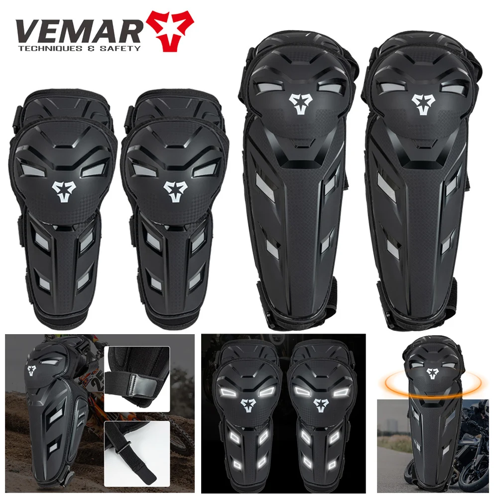 VEMAR Men Motorcycle Knee Elbow Protection Anti-fall Leg Protector Bike Riding Protective Gear Night Reflection Elbow Knee Pads
VEMAR Men Motorcycle Knee Elbow Protection Anti-fall Leg Protector Bike Riding Protective Gear Night Reflection Elbow Knee Pads