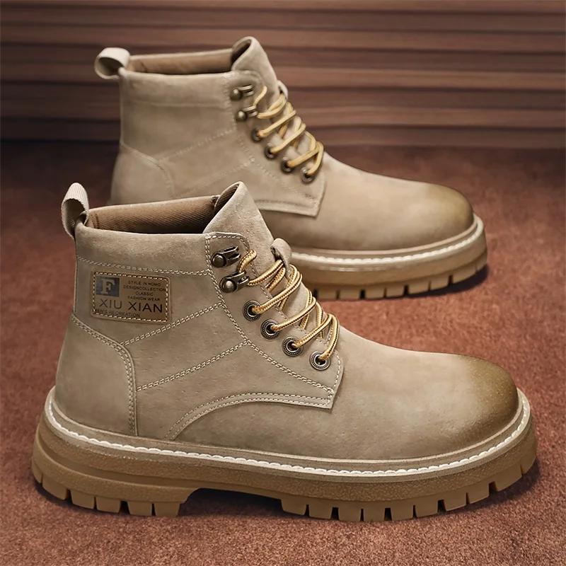 Men's Chukka Boots Waterproof Leather Casual Lace Up Ankle Oxford Boots Daily Dress Shoes For Men
Men's Chukka Boots Waterproof Leather Casual Lace Up Ankle Oxford Boots Daily Dress Shoes For Men