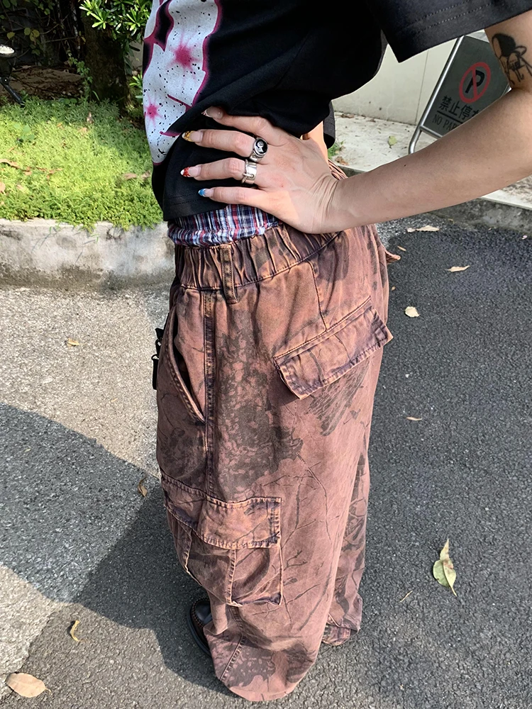 Женские модные винтажные свободные повседневные длинные брюки MMBBT Original Resin Camouflage Work Pants с завышенной талией в уличном стиле
Женские модные винтажные свободные повседневные длинные брюки MMBBT Original Resin Camouflage Work Pants с завышенной талией в уличном стиле