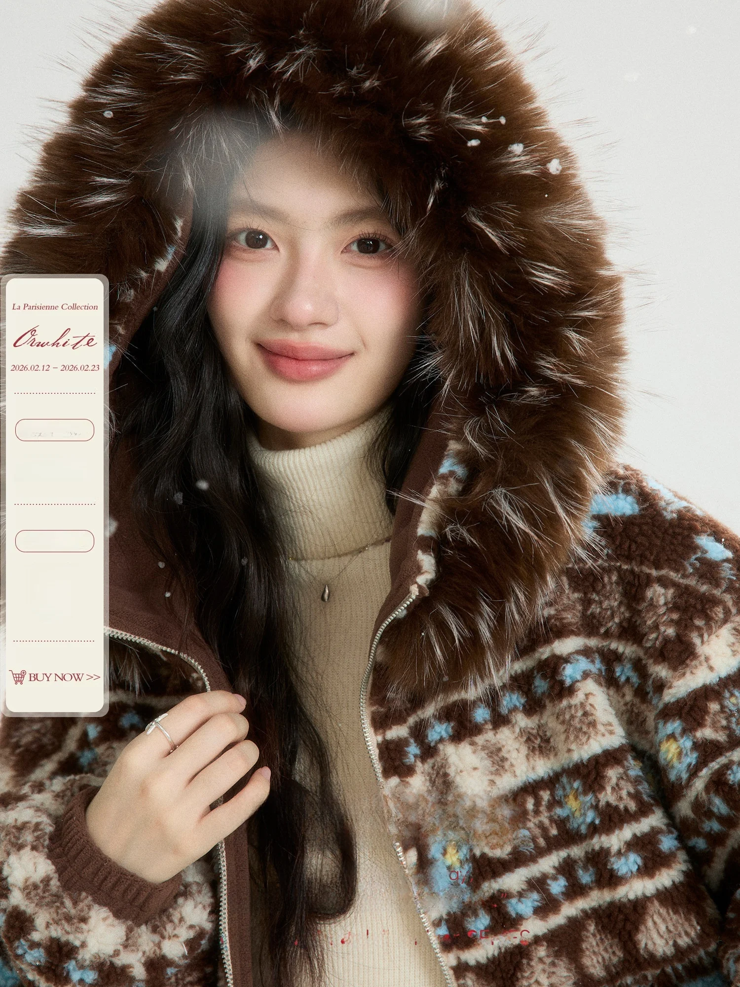 ORWhite Ретро-пальто Fair Isle женское зимнее кофейного цвета с меховым воротником на молнии, утепленное, свободного кроя, из полиэстера
ORWhite Ретро-пальто Fair Isle женское зимнее кофейного цвета с меховым воротником на молнии, утепленное, свободного кроя, из полиэстера