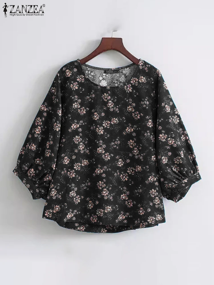 ZANZEA Autumn Floral Printed Blouses Women Korean Tops Summer Fashion 3/4 Sleeve O Neck Blusas 2025 Casual Loose Bohemian Tunic
ZANZEA Autumn Floral Printed Blouses Women Korean Tops Summer Fashion 3/4 Sleeve O Neck Blusas 2025 Casual Loose Bohemian Tunic