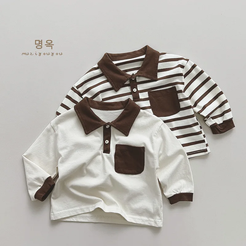 Children Clothing Kids Shirt Boys and Girls Casual T Shirt 2023 Spring Autumn Korean Style Patchwork Color Striped Casual Top
Children Clothing Kids Shirt Boys and Girls Casual T Shirt 2023 Spring Autumn Korean Style Patchwork Color Striped Casual Top
