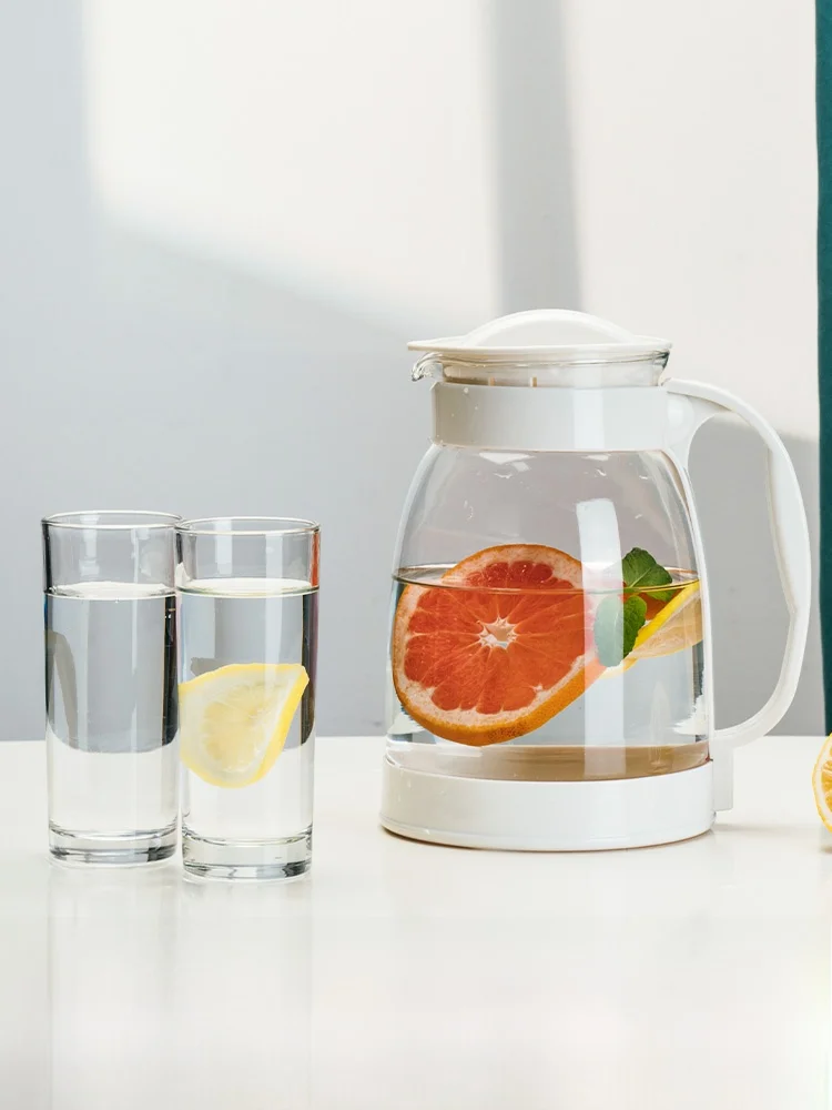 High Borosilicate Glass Large Capacity Water Kettle Heat Resistant Home Use Cup Set Cold Water Pot European Style Pure Color
High Borosilicate Glass Large Capacity Water Kettle Heat Resistant Home Use Cup Set Cold Water Pot European Style Pure Color