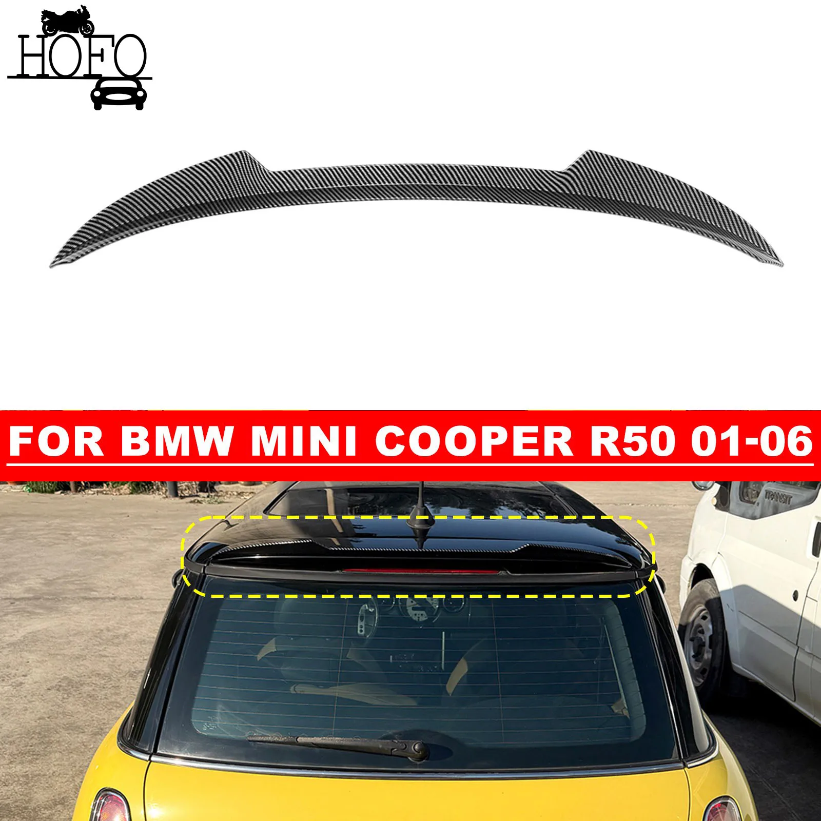 Rear Trunk Spoiler Splitter Wing For MINI Cooper R50 2001-2006 2002 2003 2004
Rear Trunk Spoiler Splitter Wing For MINI Cooper R50 2001-2006 2002 2003 2004